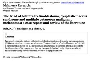 Melanoma Research Paper